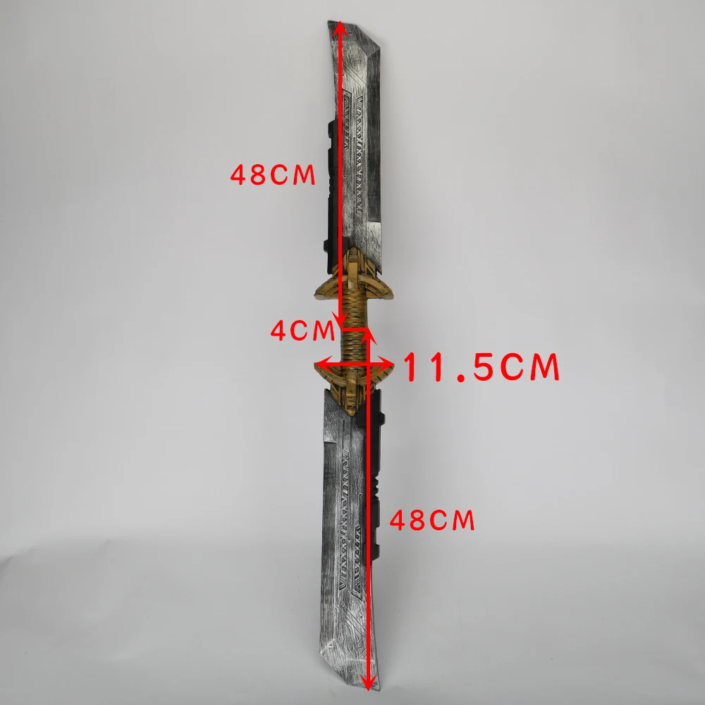 Avengers Endgame Thanos Double Edged Sword Weapon Cosplay Thanos Costume Armor Halloween Party Prop  (12)