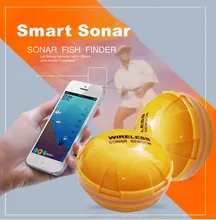 Беспроводной Sonar Рыболокаторы море озеро рыбы обнаружить для смартфонов 125 кГц 90 градусов-10-60 град. C 2-118ft/0,6-36 м #5S12
