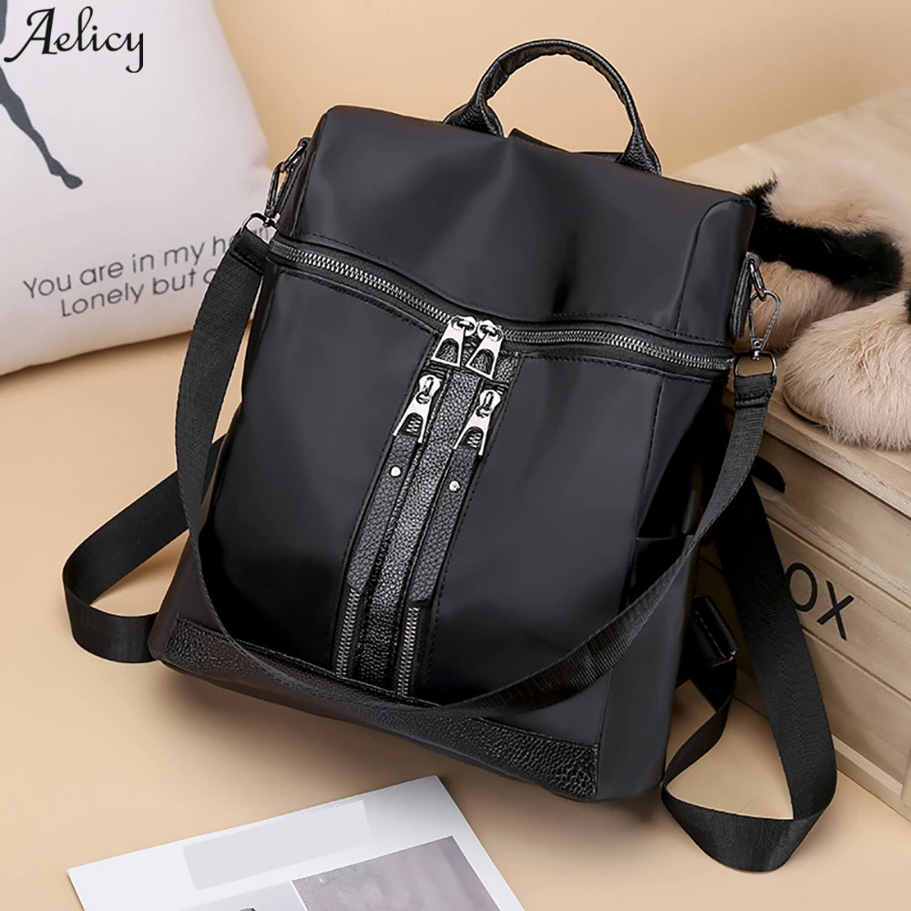 Aelicy женский рюкзак из ткани Оксфорд большой модный Студенческая сумка для