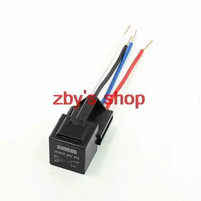 

DC 24V Volts 40A Insulation Housing NC SPST 4 Pin Car Power Relay JD2912 10 Pcs