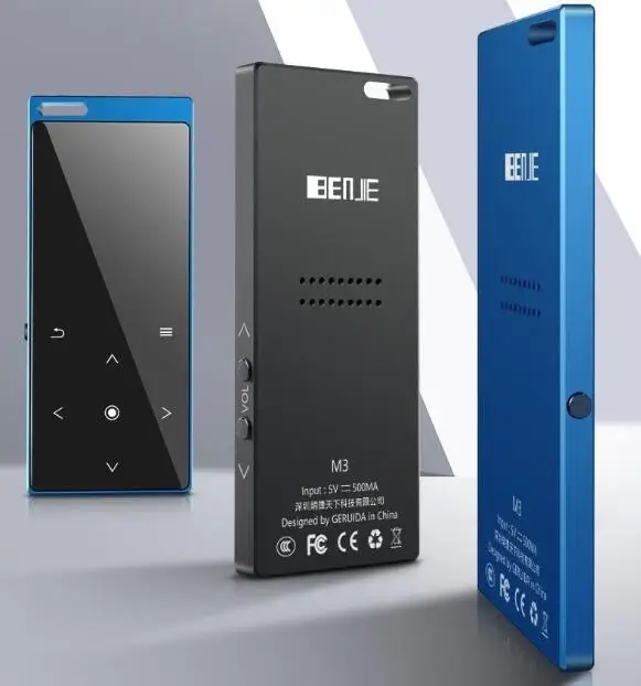 Новинка оригинальный MP3 плеер Benjie с Bluetooth M3 Портативное аудио 8 ГБ Built in динамиком