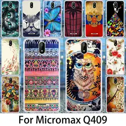 Akabeila мягкий чехол для Micromax Q409 кремния Чехол DIY рисунком для Micromax bolt Верховный 6 Q409 Spark антидетонационных крышка