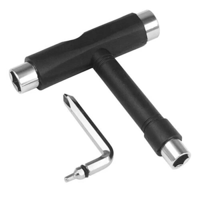 

1PC Skateboard Wrench T Shaped Universal All in 1 Wrench For Skateboard/Scooter/Roller Skate/Longboard
