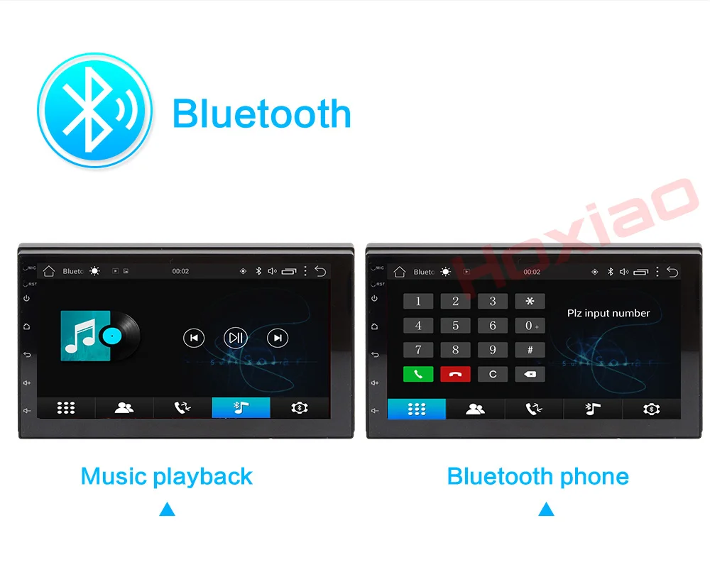 Автомагнитола 2 Din Android GPS навигация Автомагнитола стерео " Wifi Bluetooth USB аудио 2DIN универсальный мультимедийный автомобильный плеер