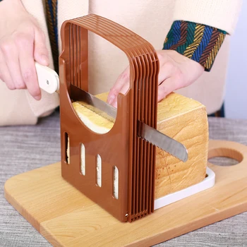 

Toast Cutting Tool Hot In Pastry Tools Practical Bread Cutter Slicer Loaf Toast Cutting Slicing Guide Kitchin Bakeware Tool