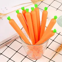 Горячие каваи моделирование Морковь Шариковая студенческие ручки Шариковая ручка школьные офисные принадлежности Обучающие канцелярские принадлежности