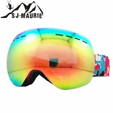 Противотуманные зимние лыжные очки двухслойные лыжные очки Снежная маска UV400 сноуборд очки спортивные очки