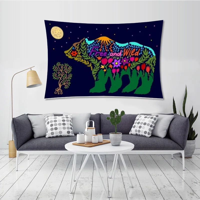 Music Tapestry Mandala Wall Tapestry Home Decoration 100 Polyester For