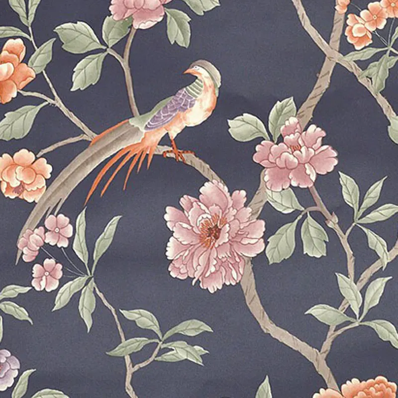 Papel De Parede 3D Paisagem Chinese Pastoral Bird Tree Flower 3D Embossed PVC Wallpaper Living Room Bedroom Backdrop Wall Papers Papel De Parede 3D Paisagem Chinese Pastoral Bird Tree Flower 3D Embossed PVC Wallpaper Living Room Bedroom Backdrop Wall Papers