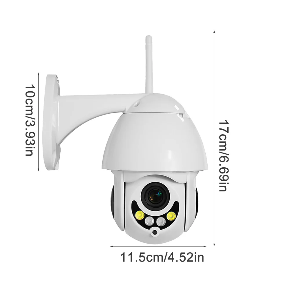 Беспроводная скоростная купольная камера видеонаблюдения 1080P Wi Fi инфракрасная ip