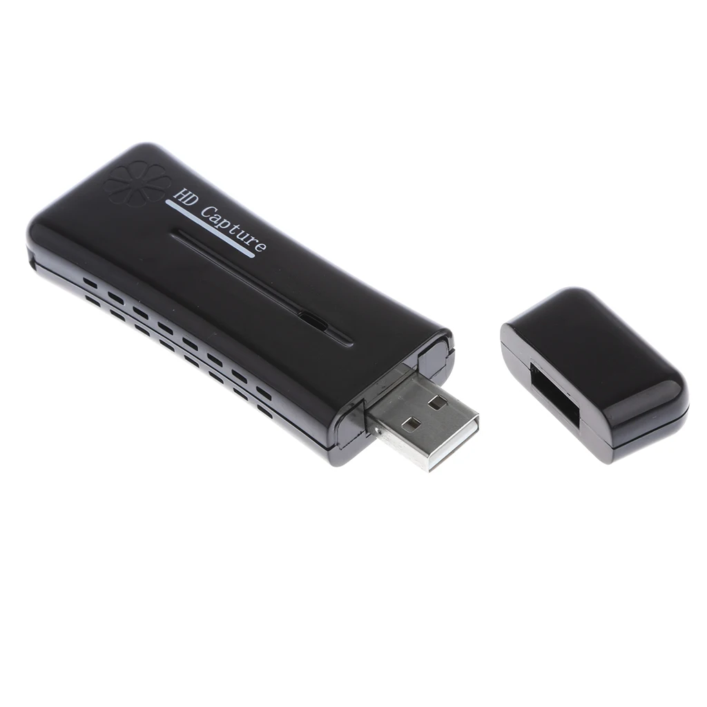 Black 1080P USB2.0 HDMI Video Capture Card   1 Way HDMI Mini Video Capture Card for PC Computer Windows 7 8 10