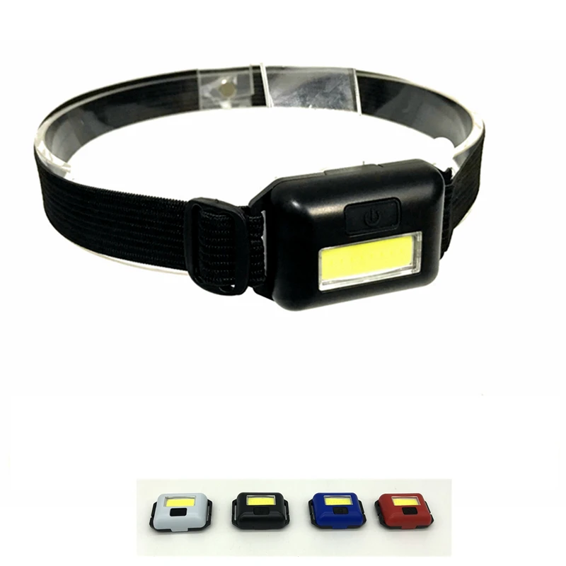 

Mingray Mini waterproof Headlight Battery 3 mode COB 100 lumen LED camping headlight lightweight Head lamp ligh running fishing