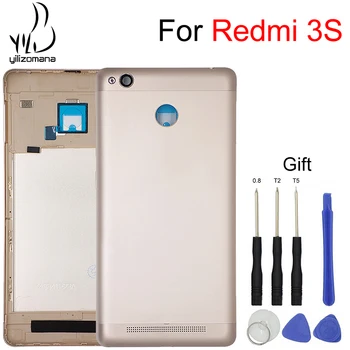 

YILIZOMANA Replacement Battery Back Cover For Xiaomi Redmi 3S Hard case Original Mobile Phone Rear Door Housings Free Tools