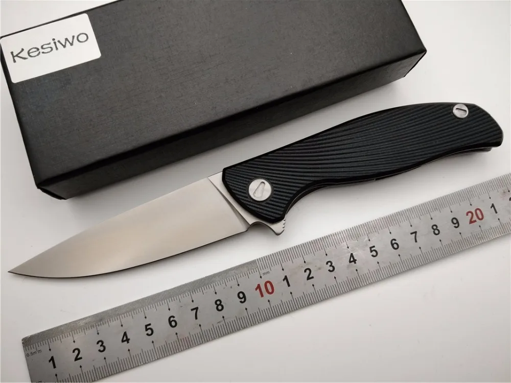 KESIWO HA95 шарикоподшипник Флиппер складной нож универсальный Походный нож D2 Balde G10 ручка тактический нож для выживания EDC