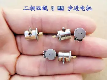 

20 Pcs 3-5v Dc 2 Phase 4 Wire Dc Stepper Motor Micro Stepping Motor for Digital Products Camera Size 8*9.5mm