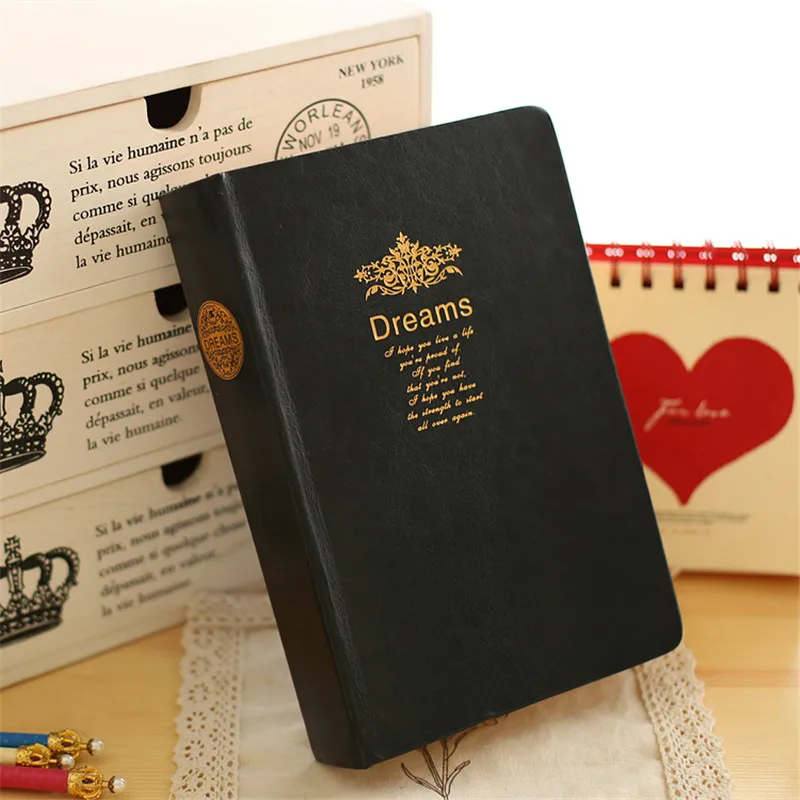 Альбом для рисования толстый винтажный 208 страниц 21 3x14 2x4 см|sketchbook diary|office schoolnotebook