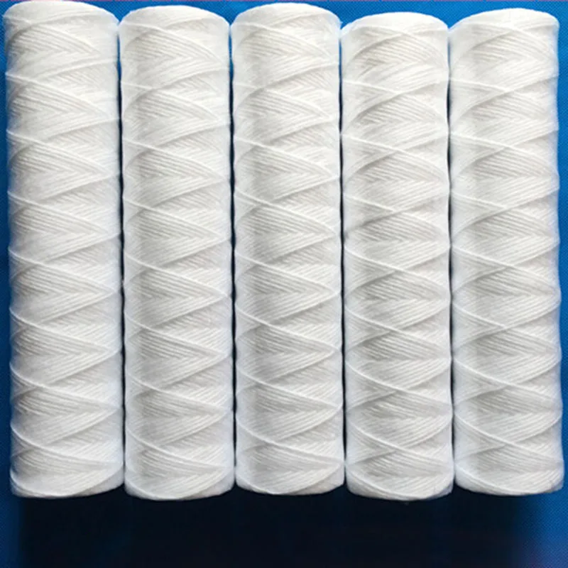 

Water Purifier 3pcs x 10" String Wound Filter Cartridge 5micron PP Cotton Filter Sedmient Filter