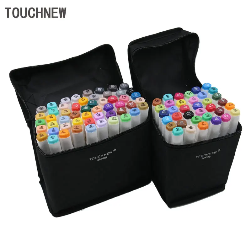 

Touchnew 80 Colors Art Marker artistic sketch Double Tips Art alcohol based Professional Drawing Painting