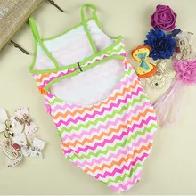 Модный купальный костюм для маленьких девочек; милый купальник бикини с рисунком; купальный костюм; От 2 до 16 лет для малышей