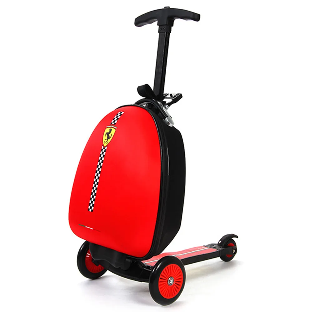 

Ferrari FXA45 Scooter With Luggage Bag Adjustable Height /Rod Lock /Unique Design Scooter Outdoor Toys Skateboard for Kids Gift