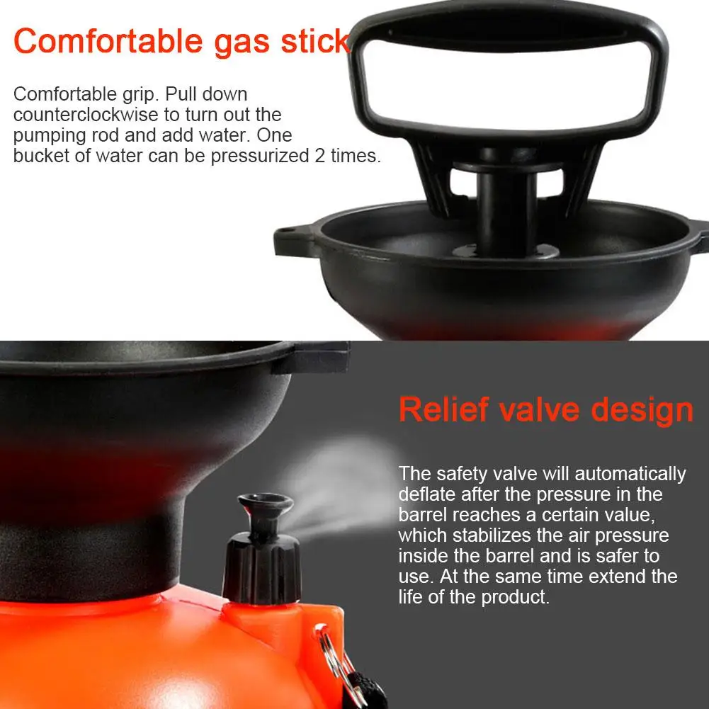 Chuveiro de Acampamento ao ar Portátil para Viagem Limpeza do Carro Livre Sprinklers Pequeno Pulverizador Banho Rega 3l 4 3l chuveiro de acampamento ao ar livre
