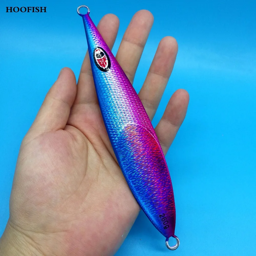 HOOFISH 2 шт. Свинцовые Приманки с ложкой 255 г/15,5 см 5 цветов, искусственная приманка для Глубоководной Рыбалки