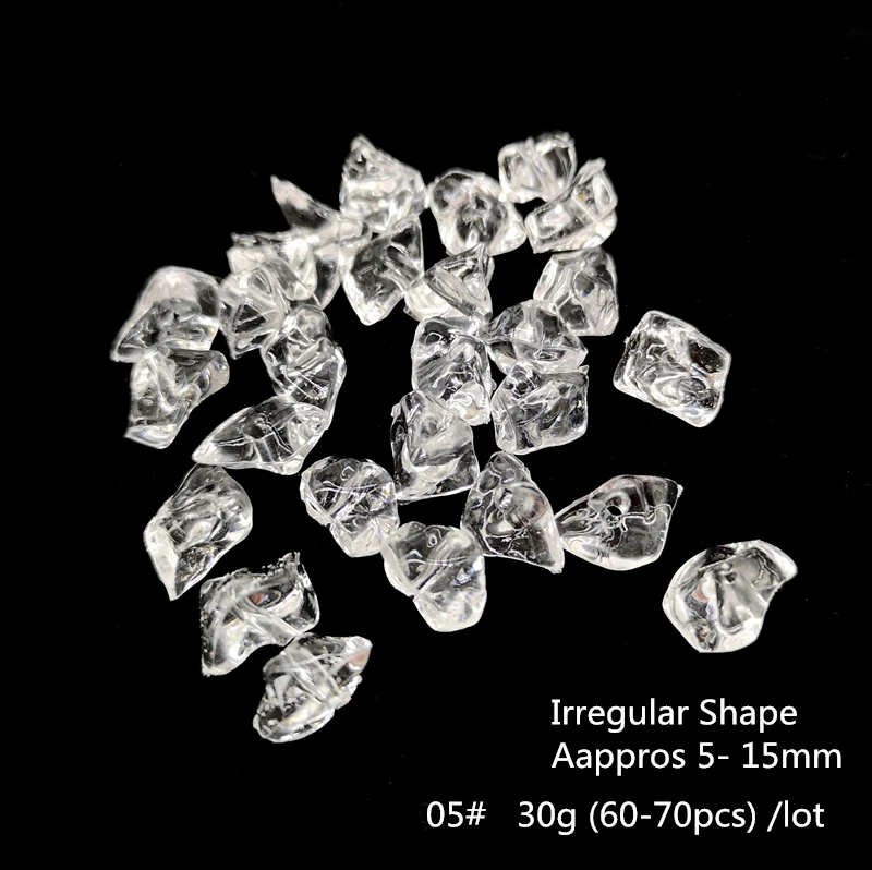 

30g (60-70pcs) Transparent Acrylic Crystal Bead Curtain Wedding DIY Party Decor Home Living Room Bedroom Decoration #PJ103