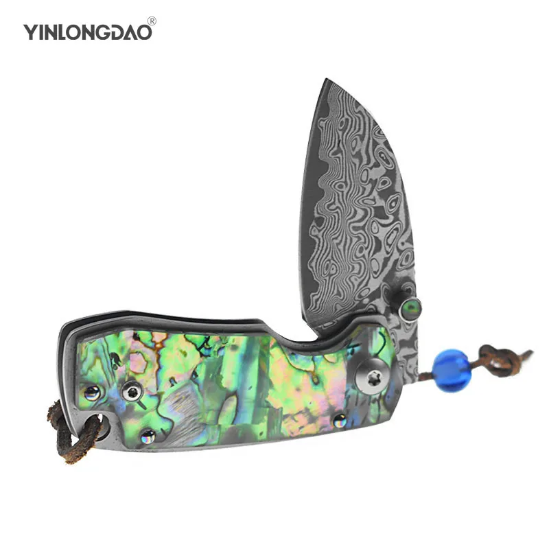 

Baobei Handle Damascus Knife High Hardness Mini Fruit Knife Watch Small Knife Cut Fruit With A Pocket Knife Kitchen Gadget