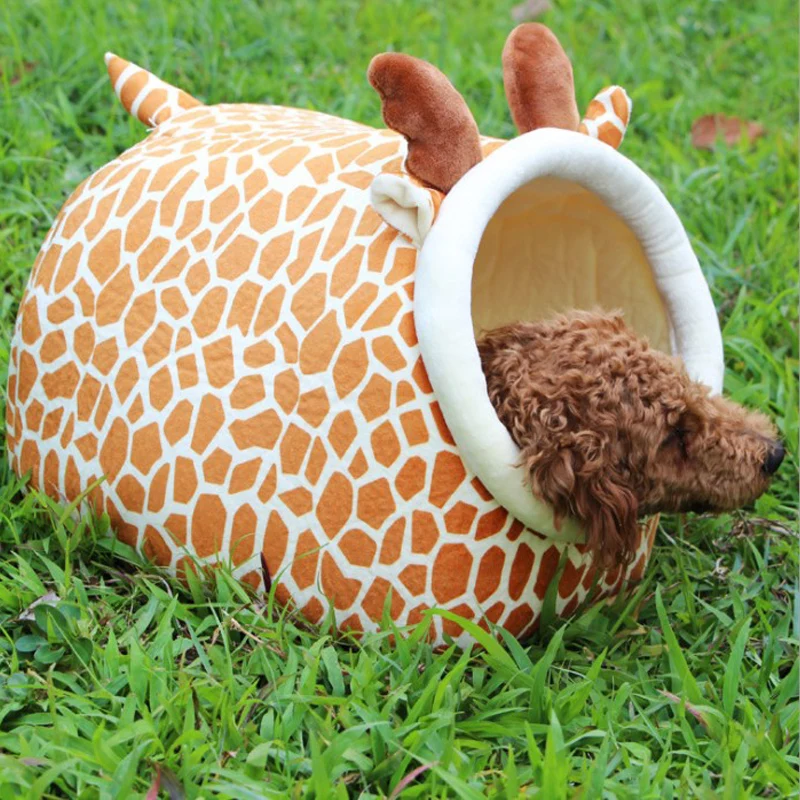 

HEYPET Cat Bed Cave Pet House Soft Long Plush Cat Mat Dog Bed Cat Mat Winter Warm Sleeping Bed Puppy Mat