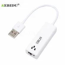 Kebidu USB 2,0 для RJ45 Lan Сетевой кабель Ethernet адаптер карта 8152B для Mac OS Android PC ноутбук SmartTV Win 10 7 8 XP 100 Мбит/с