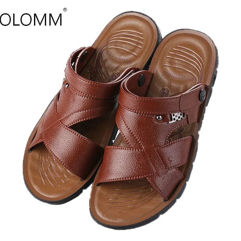 

2019 summer new sandals casual outdoor breathable non-slip wear-resistant beach drag male mens sandals summer