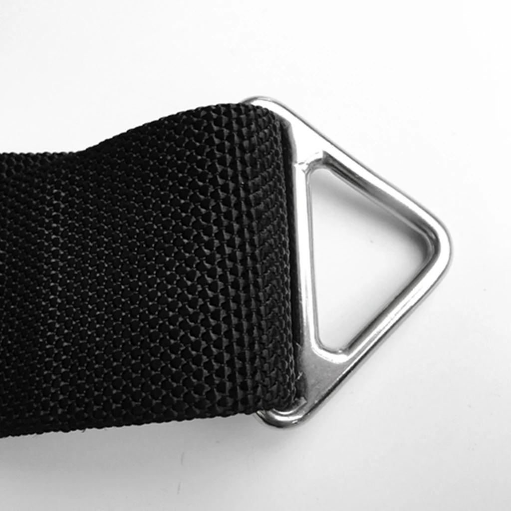 316 Stainless Steel Scuba Diving Triangle Ring 2'/5cm Weight Belt Keeper Stopper Buckle Climbing Harness Webbing Backpack