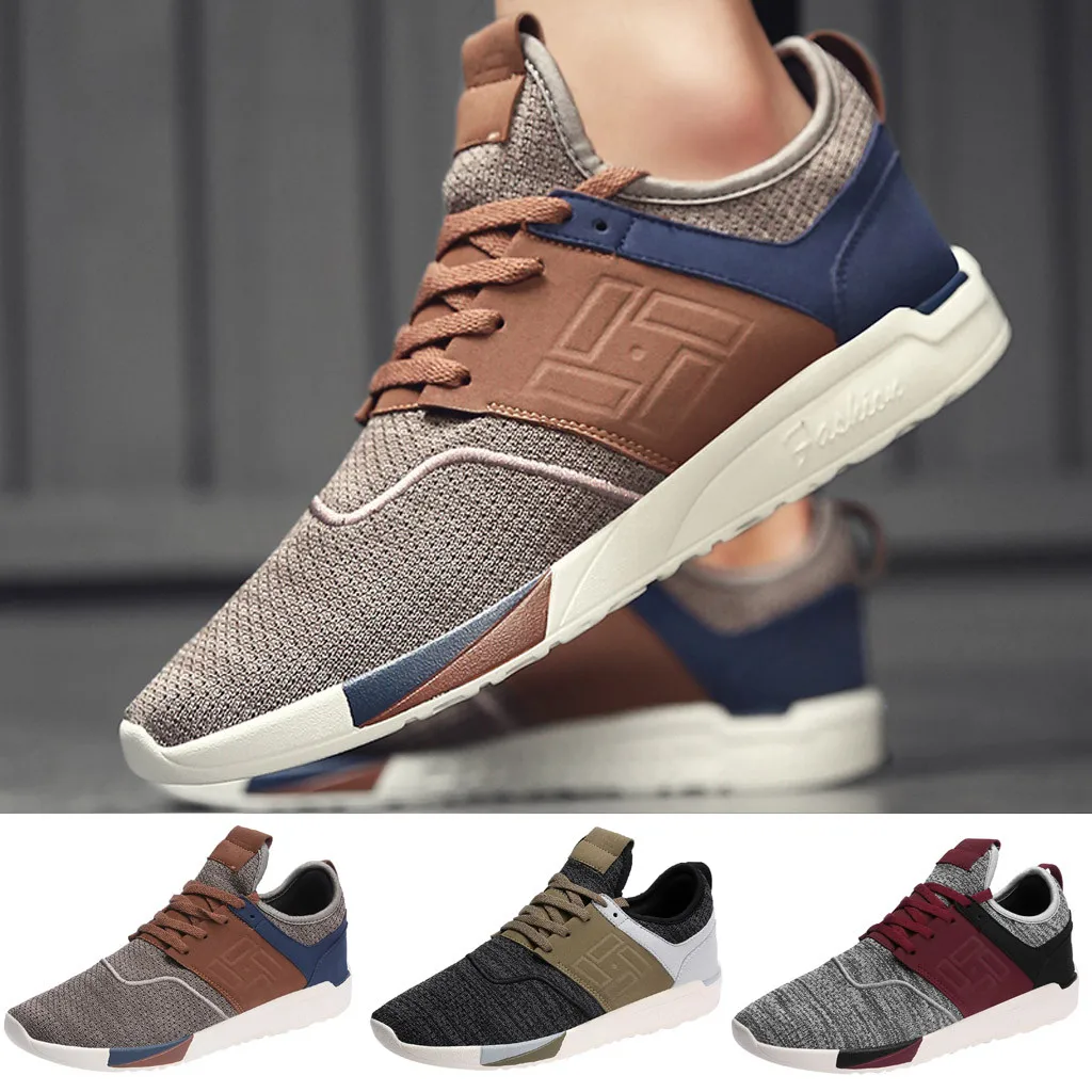 

Men's Shoes Plus Size Mesh Breathable Wear-Resistant Sneakers Mesh Footwear Size Fashion Wild Light Casual Shoes Male Casual