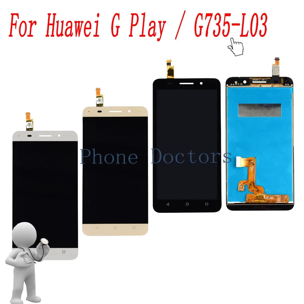 

5.5'' Full LCD DIsplay +Touch Screen Digitizer Assembly For Huawei G Play G735 G735-L03 G735-L23 ;New ;100% Tested
