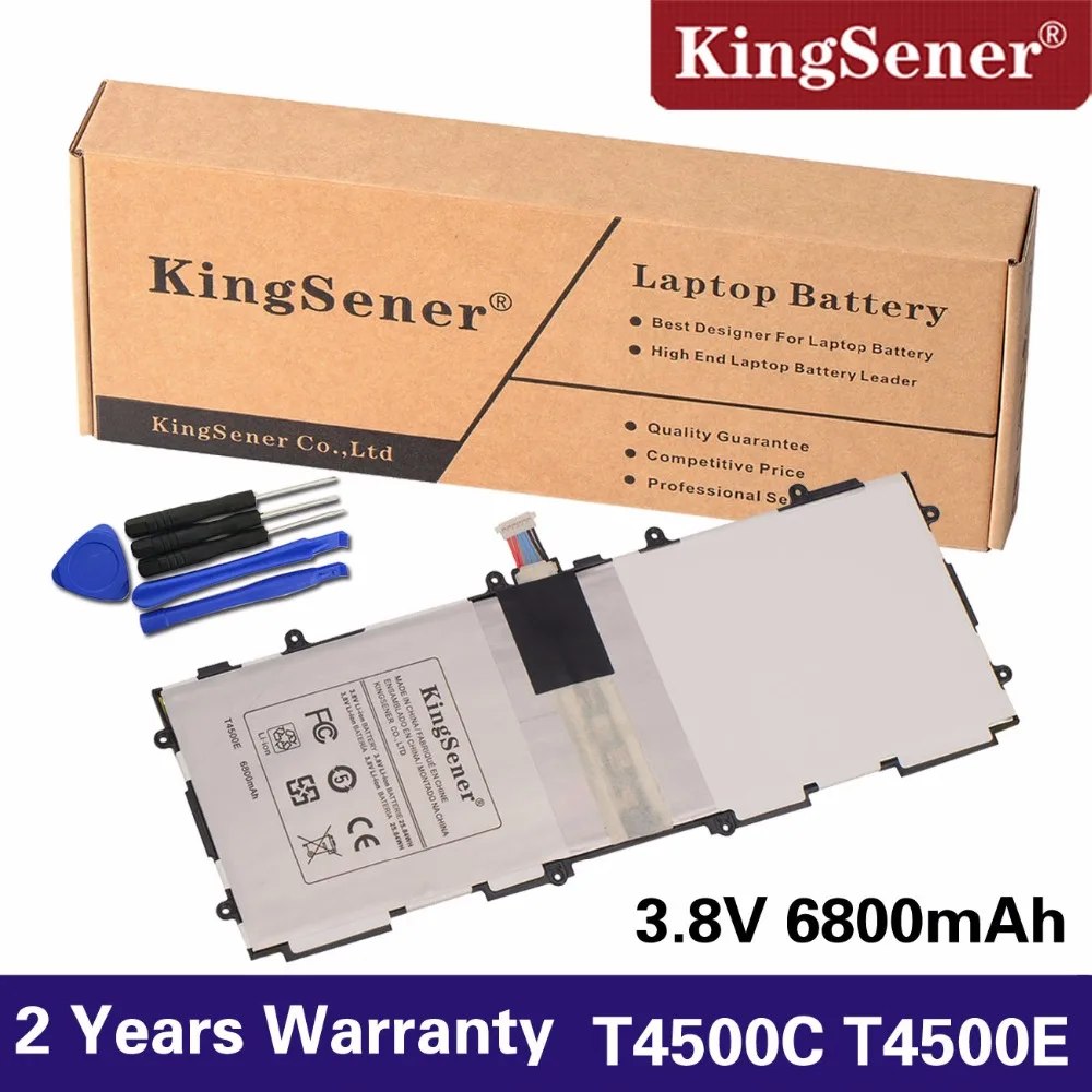 KingSener T4500E T4500C Replacement Battery For Samsung Galaxy Tab 3 10.1 P5200 P5210 P5220 P5213 GT-P5200 SP3081A9H 6800mAh KingSener T4500E T4500C Replacement Battery For Samsung Galaxy Tab 3 10.1 P5200 P5210 P5220 P5213 GT-P5200 SP3081A9H 6800mAh