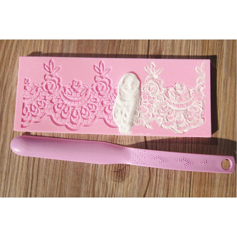 

2019 Hot Sale Plastic Fondant Cake Trowel DIY Cake Mold Cake Baking Tray Decoration Cake Tool Kitchen Supplies