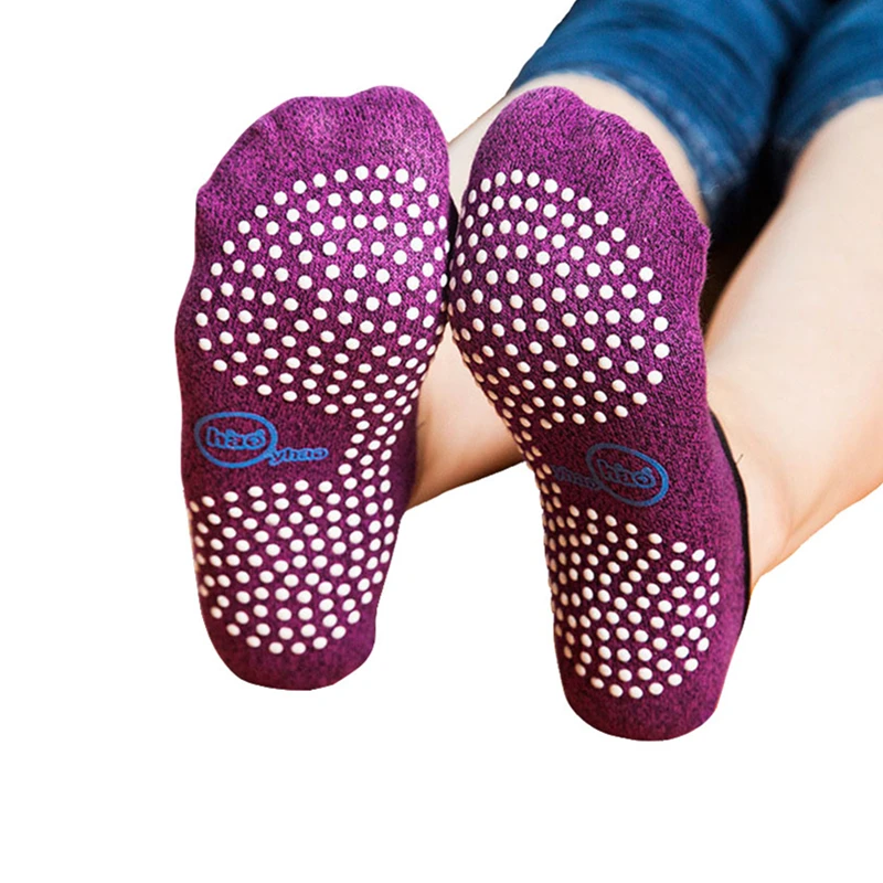 Pilates Equipment 3-Pair Non-Slip Pilates Socks - Grippy Yoga Socks For Women Grip Socks