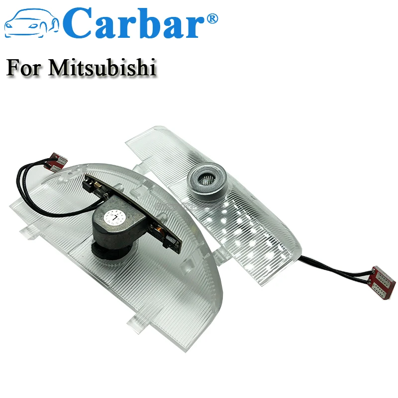 

Carbar 2pcs LED Door Light Ghost Shadow Logo Lights Courtesy LED Car Laser Projector Logo Case For MITSUBISHI PAJELO GRANDIS