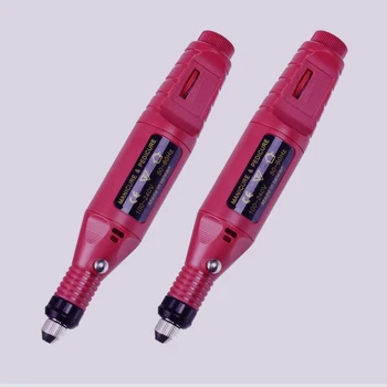 

1set 6 bits EU US Plug Powder Electric Manicure Nail Drill Bit Dull Polish Pen Nail Grinding Machine Accessories Tools Kit