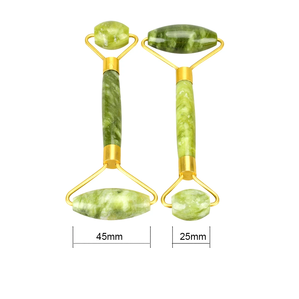 Massage Roller Natural Jade Anti Wrinkle Xiuyan Jade Rollers Crystal