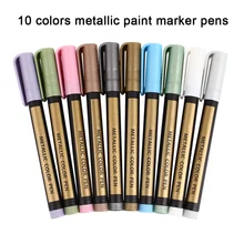 10pcs Marker Pen Color Home DIY Gifts Car Tyre Writing Tool Non-Toxic Album Graffiti Photos Students Stationery Supplies