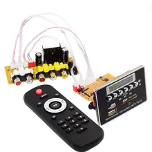 12 В bluetooth-стереонаушники Bluetooth 4,2 видео декодер доска RM/RMVB FLAC APE BT MP3 JPEG PNG AUX U диск и TF USB FM