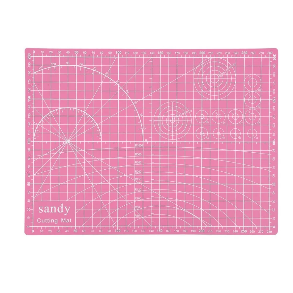 

Double side Cutting Pad Plastic Rectangle A4 Cutting Mat Self Healing Craft Cushion Plate Tool 30x22cm For DIY handmade