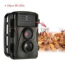 Наружная камера для охоты 12MP 1080 P светодиодный игровой и Trail камера с инфракрасным ночным видением время штамп Защита паролем Timelapse