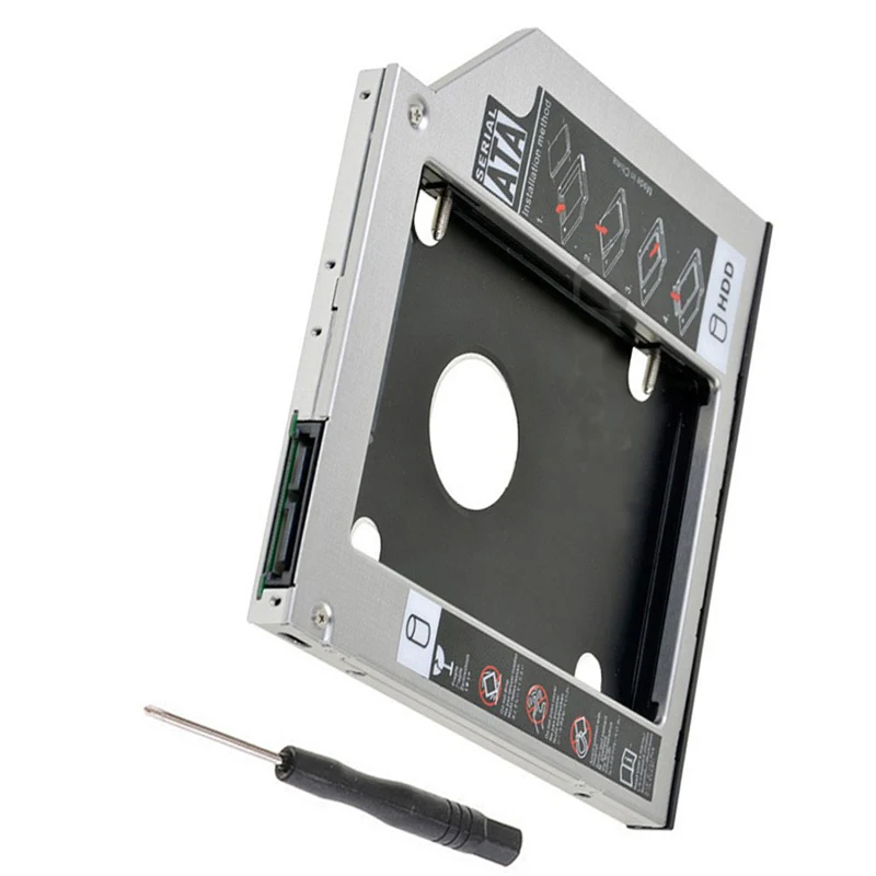 12.7 мм 2nd жесткий диск SSD SATA HDD Caddy для ASUS N46 N46VZ UJ8B0 UL50A F50 F50S F80 F80S A52F x88V X53SJ X85S A52F|ssd hdd