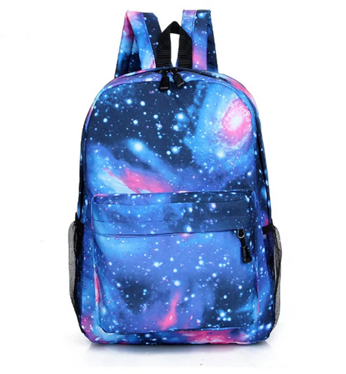 2015 Hot Sale Fashion Unisex Canvas Teenager School Bag Book Campus Travel Backpack Star Sky Printed Mochila BP034 | Багаж и сумки