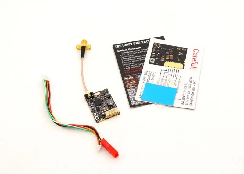 

2-6S 25-200mW TBS UNIFY 5G8 Video Transmitter 6.5 MHz VTX For RC FPV Parts 25.2V TeamBlacksheep TBS UNIFY Pro Transmitter