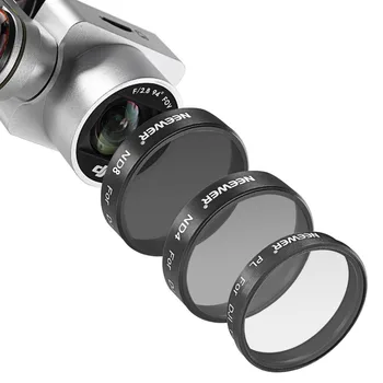 

Neewer 3 Pieces Filter Set for DJI Phantom 3 Professional+Advanced:Polarizer Filter+ND4+ND8 Filter Not for DJI Phantom 3Standard