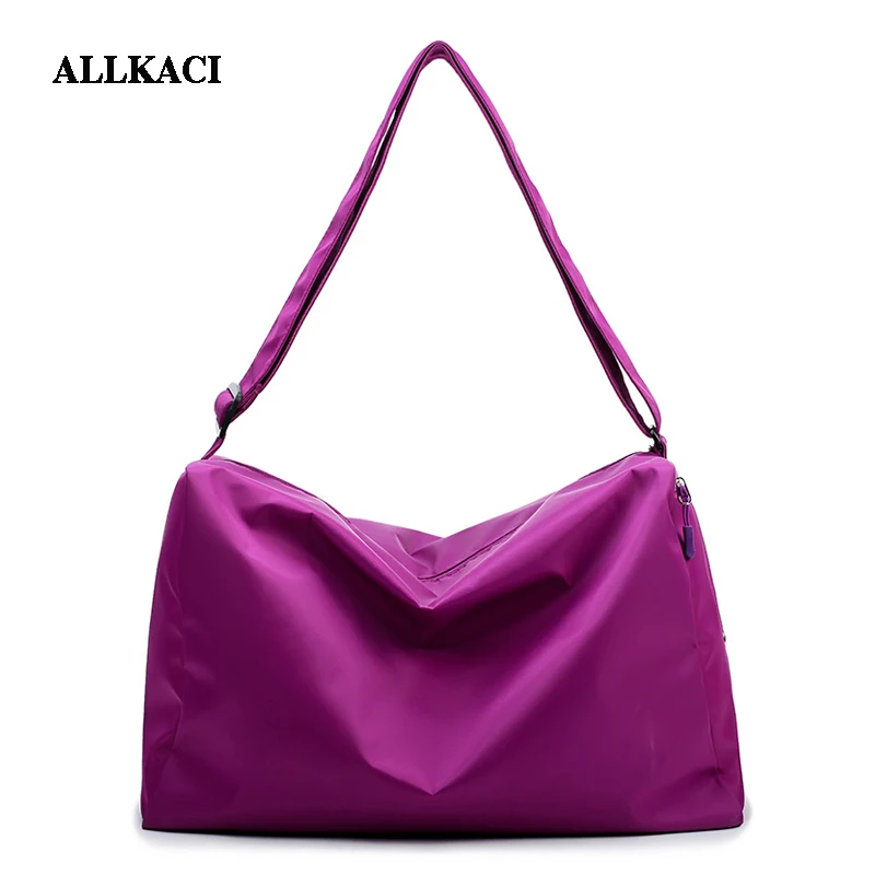 

ALLKACI Oxford Travel Bag Large Capacity Men Hand Luggage Travel Duffle Bags Weekend Bags Women Multifunctional Travel Bags 48