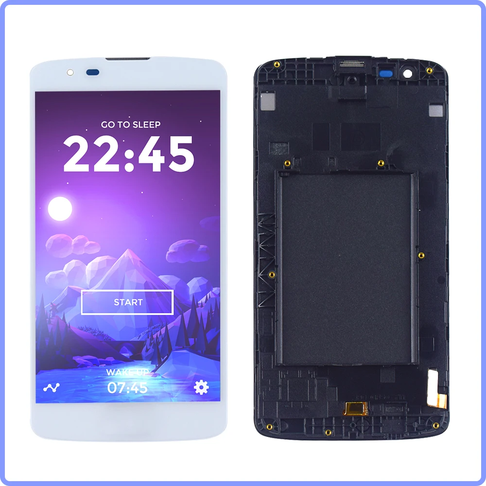

For LG K8 LTE LCD Display Touch Screen Digitizer Assembly Frame For LG K8 Lte K350N K350E K350DS 4G Display Screen Replacement